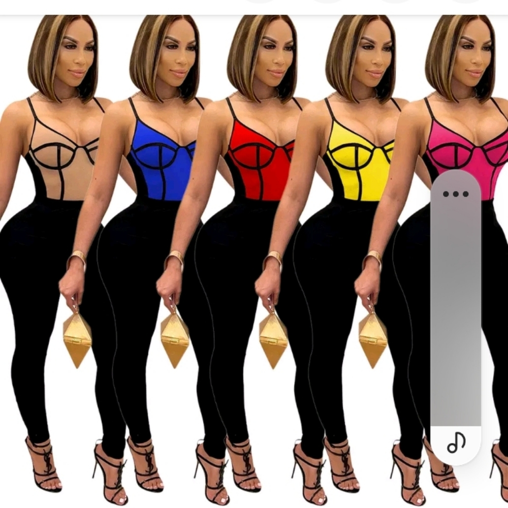 Size L. Bodycon jumpsuit/catsuit. Sexy.
